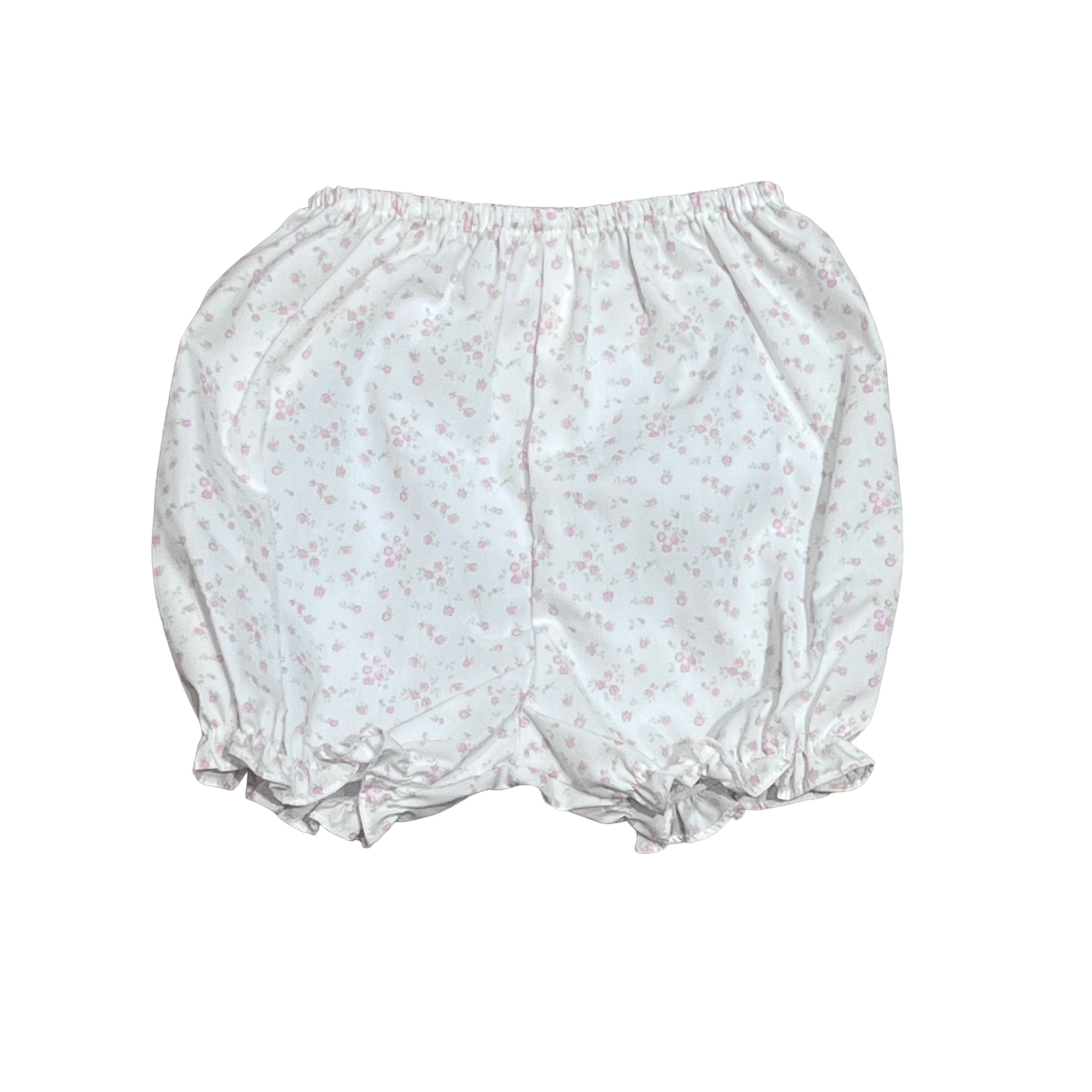 Smocked Floral Bloomer Set
